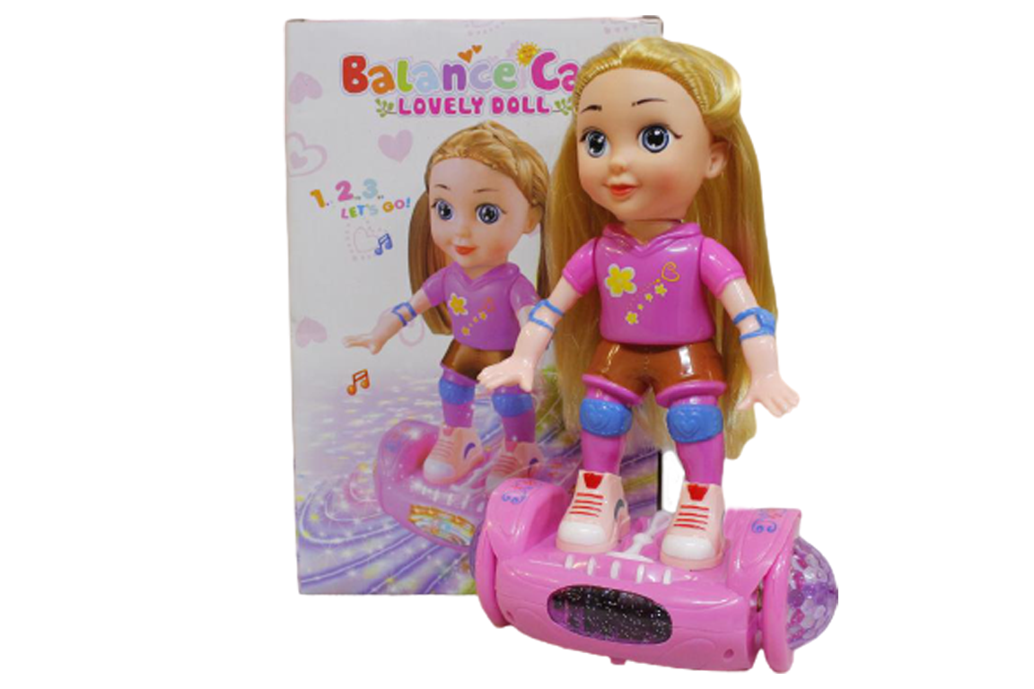 Lovely Doll Balance Car Battery Operated Toy (9409)